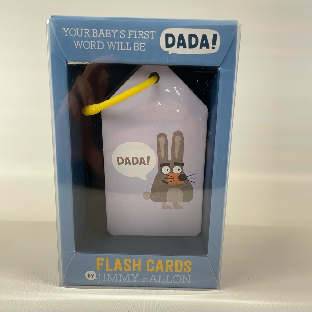 Your Babys First Word Will Be Dada! 13 Double Sided Flash Cards Jimmy Fallon NIB